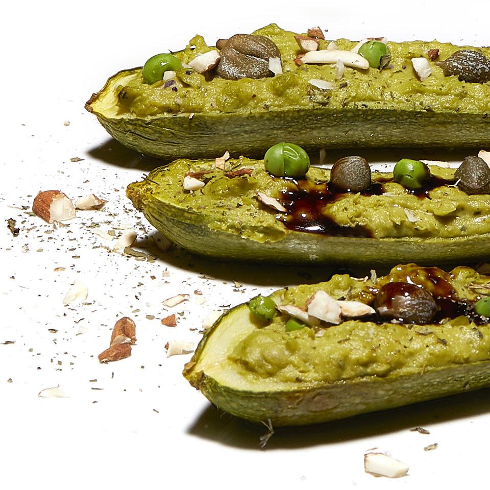Barchette di zucchine con Aceto Balsamico Tradizionale di Modena D.O.P.