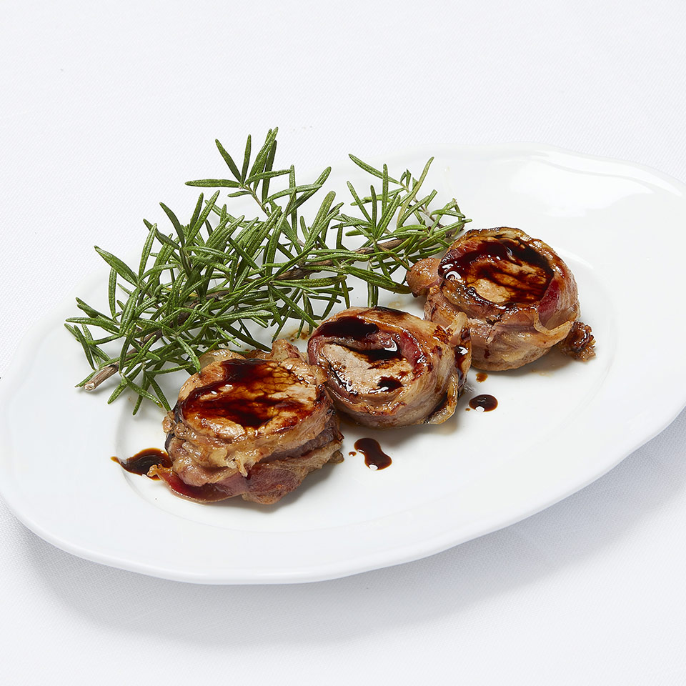 Bocconcini di Filetto di Maiale con Aceto Balsamico Tradizionale di Modena D.O.P. Extra Vecchio